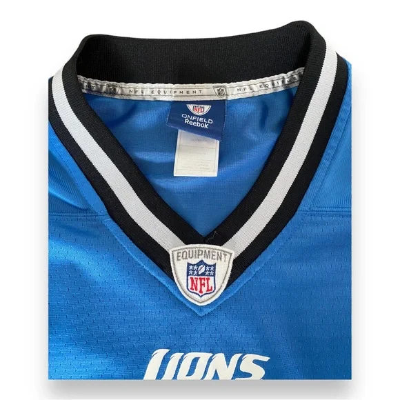 NFL REEBOK Detroit Lions Matthew Stafford Authentic On Field Football Jersey - Picture 4 of 8